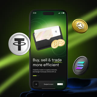 Mobile device displaying the Bedrock Equium trading platform